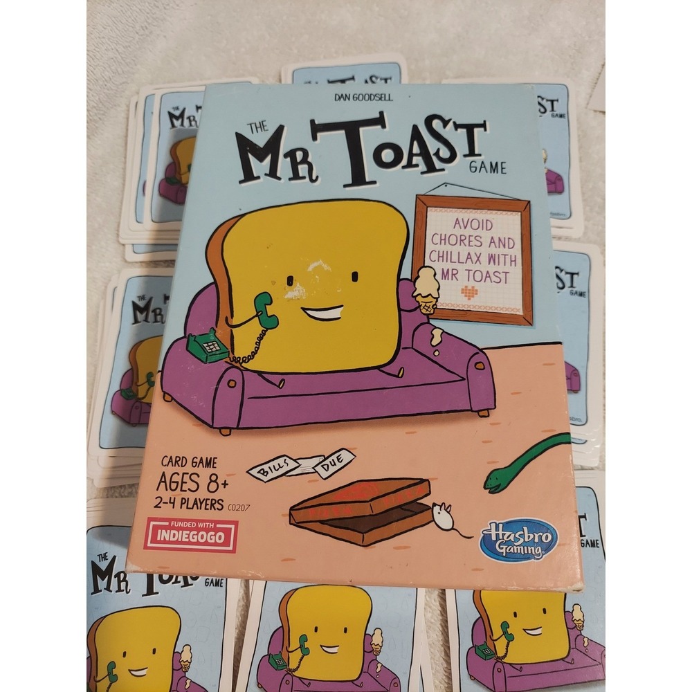 The Mr. Toast Game Card Game by Dan Goodsell Hasbro Gaming - 2-4 Players Ages 8+